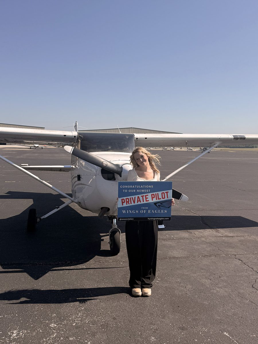 Alexis Chalfont Private Pilot checkride